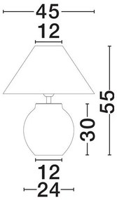 Lampa de masa din ceramica LUPE