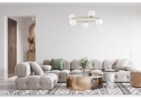 Lustră pe cablu GAMA 5xG9/12W/230V auriu