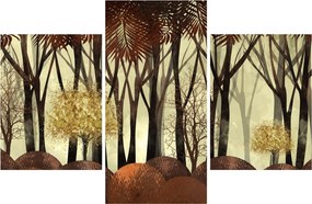 Tablou - Pădure decorativă (90x60 cm)