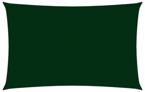Parasolar, verde inchis, 2x5 m, tesatura oxford, dreptunghiular