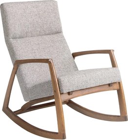 Fotoliu balansoar stil avangardist Rocking Chair gri