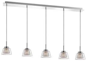 Lustra eleganta design modern cu 5 pendule Boccale