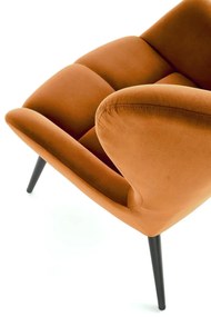 Fotoliu Tyrion velvet cinnamon H91 cm