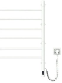 Uscător electric rotativ pentru prosoape ARABESQUE 196W/230V 81,8 cm IP44 alb