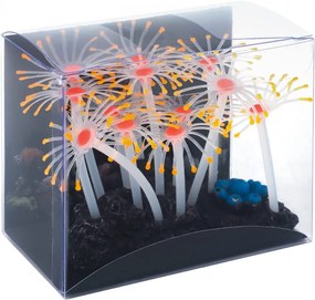 Corali artificiali Uniclife, LED, silicon, albastru, 10 x 6 x 7 cm