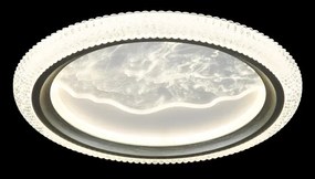 Globo 48494-28 - Plafonieră LED ODESSA, 28W, 230V, Ø 39,5 cm, argintie