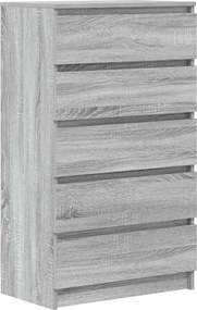 vidaXL Dulap cu sertar, gri sonoma, 60x36x103 cm, lemn prelucrat