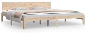 810515 vidaXL Cadru de pat, 200x200 cm, lemn masiv de pin