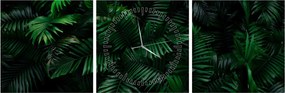 Tablou - Păpădii tropicale (cu ceas) (90x30 cm)