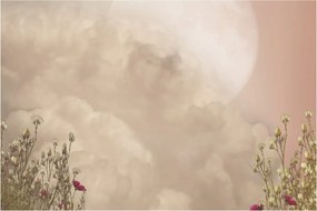 Tablou - Luna plină roz (90x60 cm)