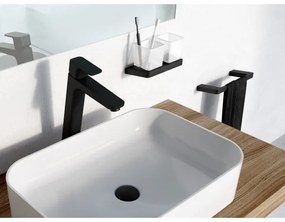 Ravak X070151 - Baterie pentru lavoar FREE, 33,4 cm, neagră