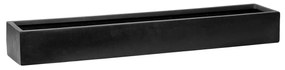Jardiniera Balcony Slim Low, culoare negru, dimensiuni multiple - PotteryPots Mărime: XL - 80 x 15 x 9,5 cm
