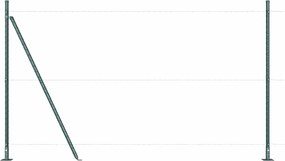 vidaXL Stâlp de gard. 26 pcs Gri 3,2 x 3,2 x 170 cm