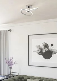 Eglo 902145 CONGIUNTI - Plafonieră LED 12W/230V 2700/4000/6500K, crom