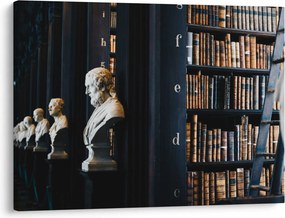 Tablou - La bibliotecă (70x50 cm)
