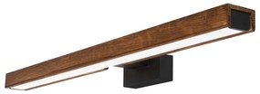 Aplică LED pentru oglindă de baie Brilagi WOODY MIRROR LED/12W/230V IP44 stejar/negru