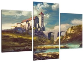 Tablou - Castelul medieval (90x60 cm)