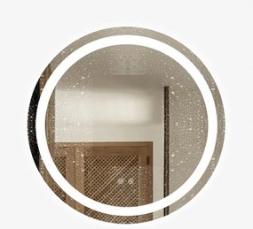 Oglindă Baie LED Premium cu Senzor Touch, Lumina Rece/Calda/Neutra, 80cm