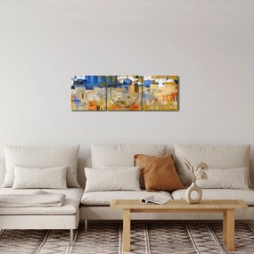 Tablou - Zidul plângerii, Ierusalim, Israel (cu ceas) (90x30 cm)
