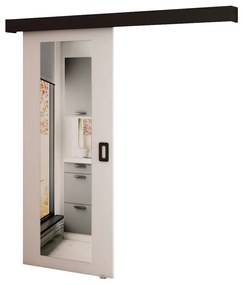 Uși culisante 90 cm Bethany II (alb mat + negru mat). 1043489