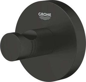 Cuier negru mat Grohe Essentials