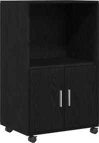 vidaXL Dulap Stejar Negru 55 x 40 x 82 cm