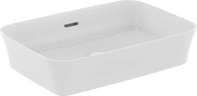 Lavoar pe blat Ideal Standard Atelier Ipalyss 55 cm alb mat cu preaplin
