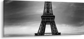 Tablou - Mașină roz în Paris (120x50 cm)