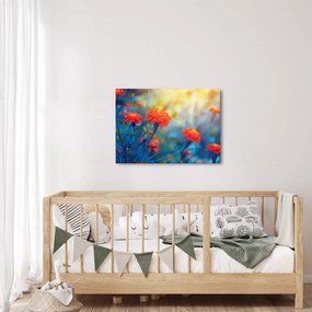 Tablou - Flori portocalii (70x50 cm)