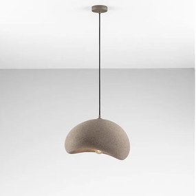 Lustra suspendata design modern, Stone Brown, AERE, L 40cm