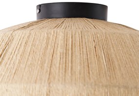 Plafoniera orientala neagra cu frânghie - Riki