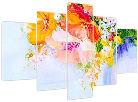 Tablou - Flori,pictură (150x105 cm)