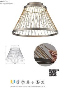 Lustra aplicata LED design modern SPIDER MA-8981