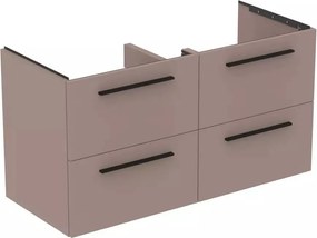 Dulap baza suspendat Ideal Standard i.life B gri - bej mat 4 sertare 120 cm