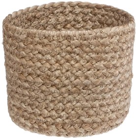 Cosuri rotunde din iuta SEAGRASS set 3 buc, alb