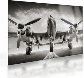 Tablou pe sticlă - Warbird (70x50 cm)