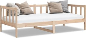 vidaXL Pat de zi, 90x200 cm, lemn masiv de pin