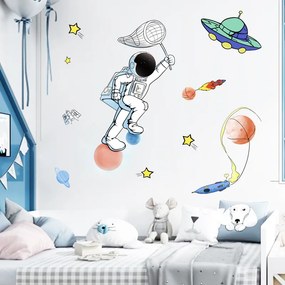 PIPPER | Autocolant de perete "Astronaut" 105x73 cm