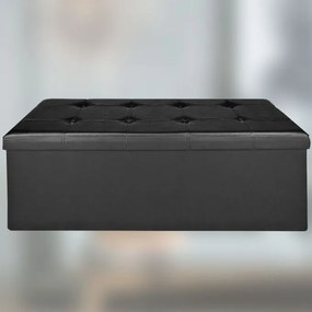 Deuba Cutie depozitare neagra - 114 x 40 x 40 cm