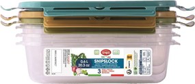 Caserole pentru alimente 3 buc. Snipslock – Snips
