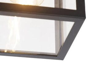 Plafoniera exterioară inteligentă industrială neagră incluzând ST64 Wifi - Rotterdam