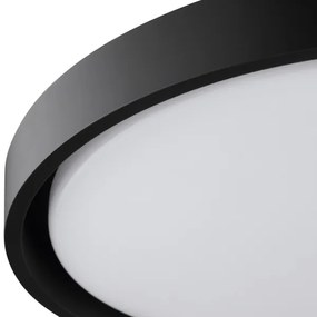 Brilliant – Plafonieră LED SENORA, 24 W, 230 V, 2700–6500 K, Ø 41 cm, negru