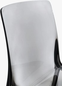 Scaun de grădină gri din plastic Adele – Bizzotto