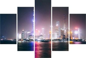 Tabloul Shangai nocturn (150x105 cm)