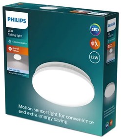 Philips ACUNA LED/12W/230V 4000K plafonieră cu senzor LED