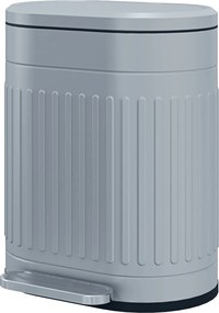 HOMCOM Coș de gunoi 20 L cu pedală, cu capac, coș interior detașabil, funcție Soft-Close 36,5 x 31,2 x 45 cm, Gri | Aosom Romania