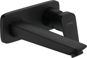 Baterie lavoar monocomanda incastrata negru mat Hansgrohe Logis