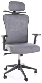 Scaun de birou Q080M material gri