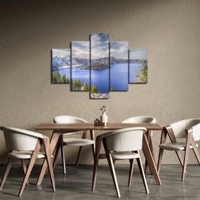 Tablou lacul montan (150x105 cm)