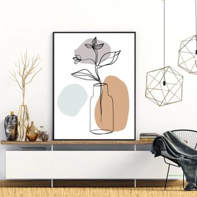 Poster - Vaza cu platnă (A4)